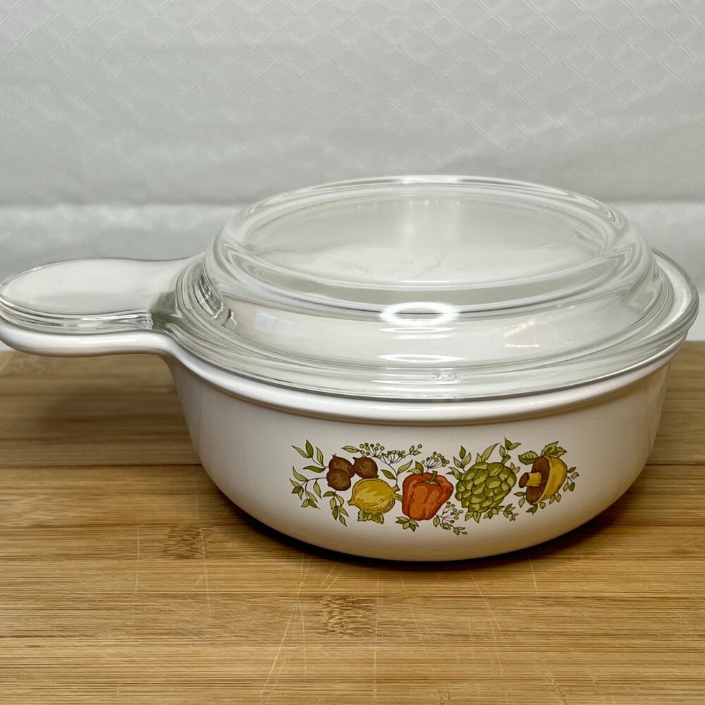 CorningWare “Spice of Life” casserole dish with lid
